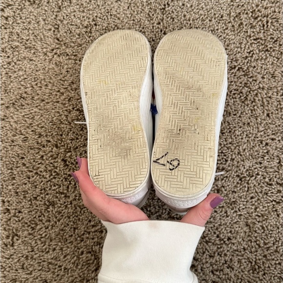 Loeffler Randall Sneakers with Red and Blue Stripes - Picture 5 of 6